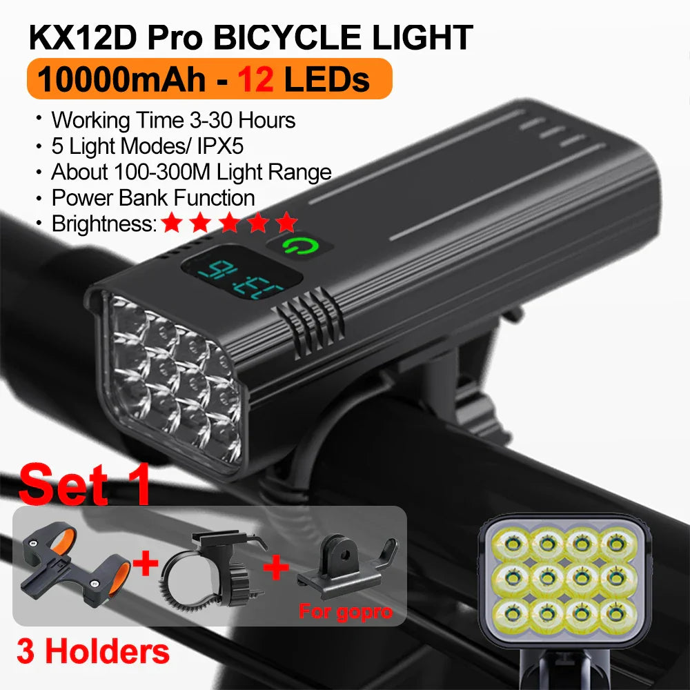 KX12D Pro Bicycle Light Set-4