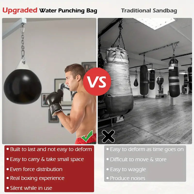50kg Water Punching Bag - Heavy Duty Aqua Boxing Bag-3