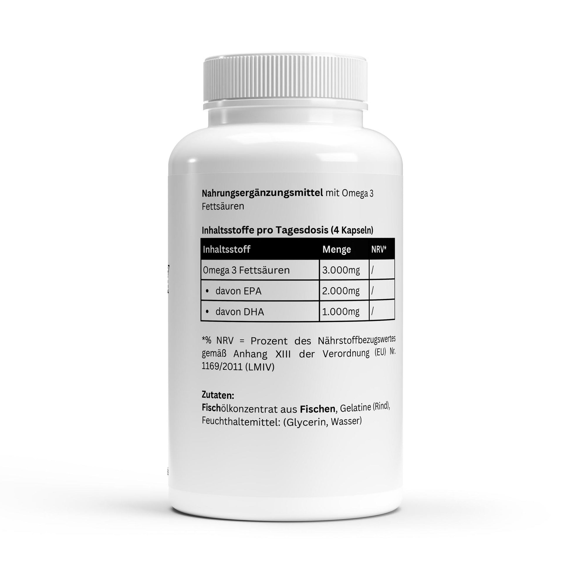 Firelax Omega 3 Triglyceride Inhaltsstoffe Nährwerte Supplement 120 Softgels