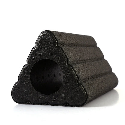Yoga Block & Massage Roller Density Foam (Black)-4