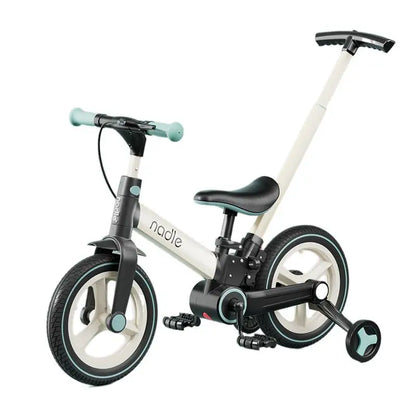 2-in-1 Klappbares 12-Zoll Kinder-Laufrad mit kettenlosen PU-Reifen - Grün / 12 Zoll - Bikes & Accessories