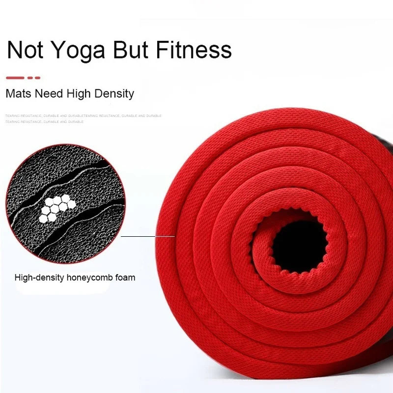 Non-Slip Thick Yoga Mat for Fitness (200CM)-4