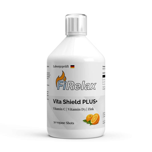 Firelax Vita Shield Plus Shots Fresh Orange 500ml Flasche Supplement
