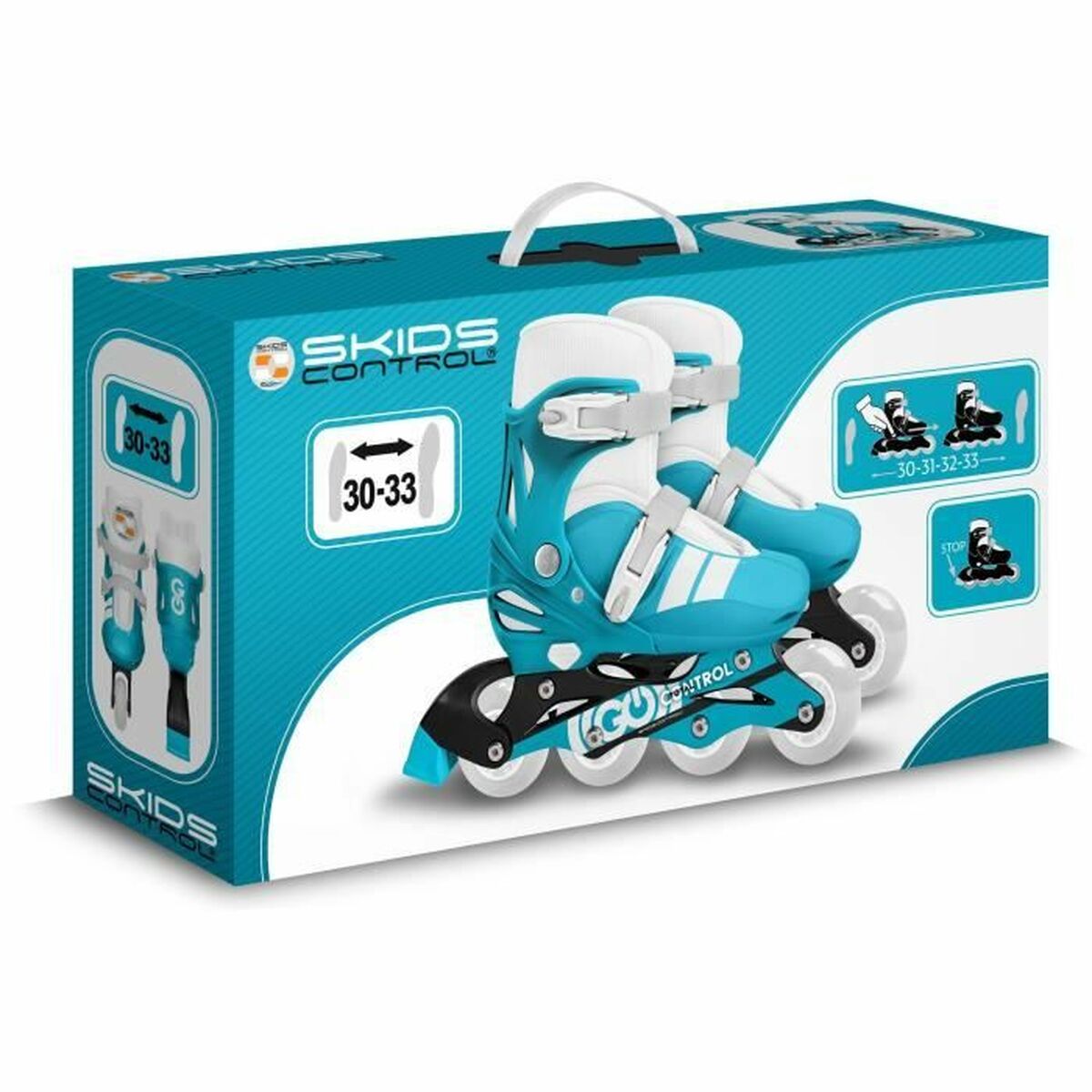 Inline Skates Stamp Blue-1