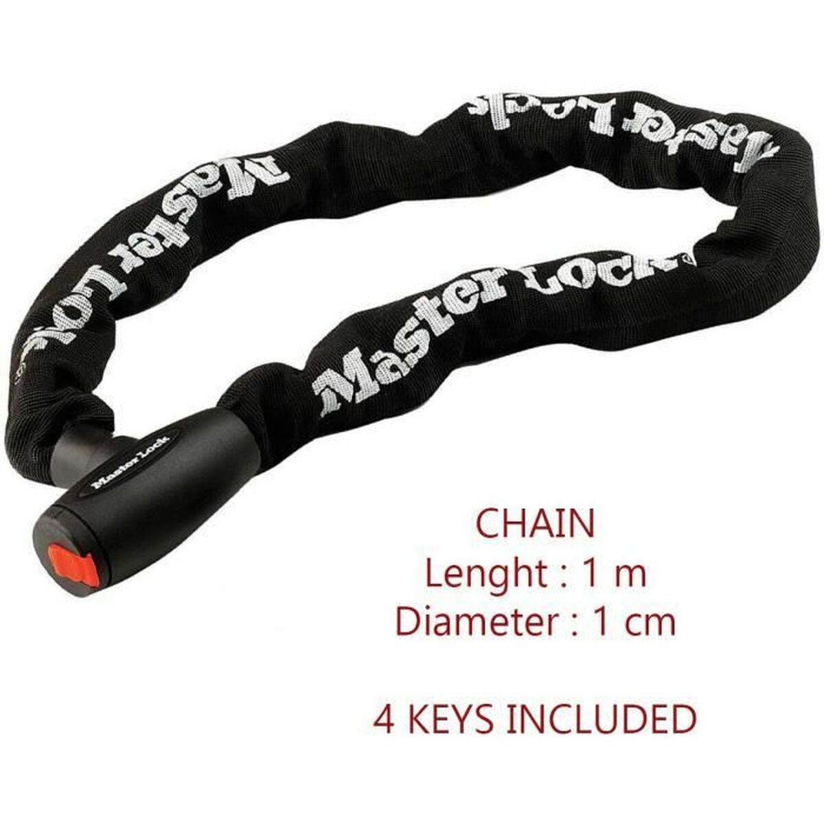 Chain with Padlock Master Lock-1