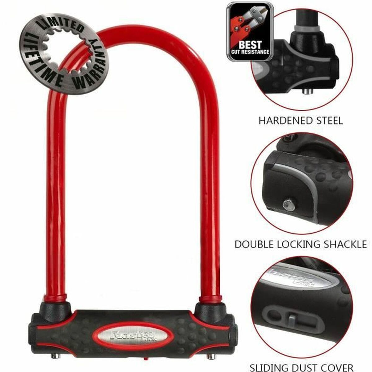Key padlock Master Lock Red-0