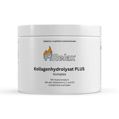 Firelax Kollagenhydrolysat Plus Haut Haare Nägel 180 Kapseln Dose Supplement