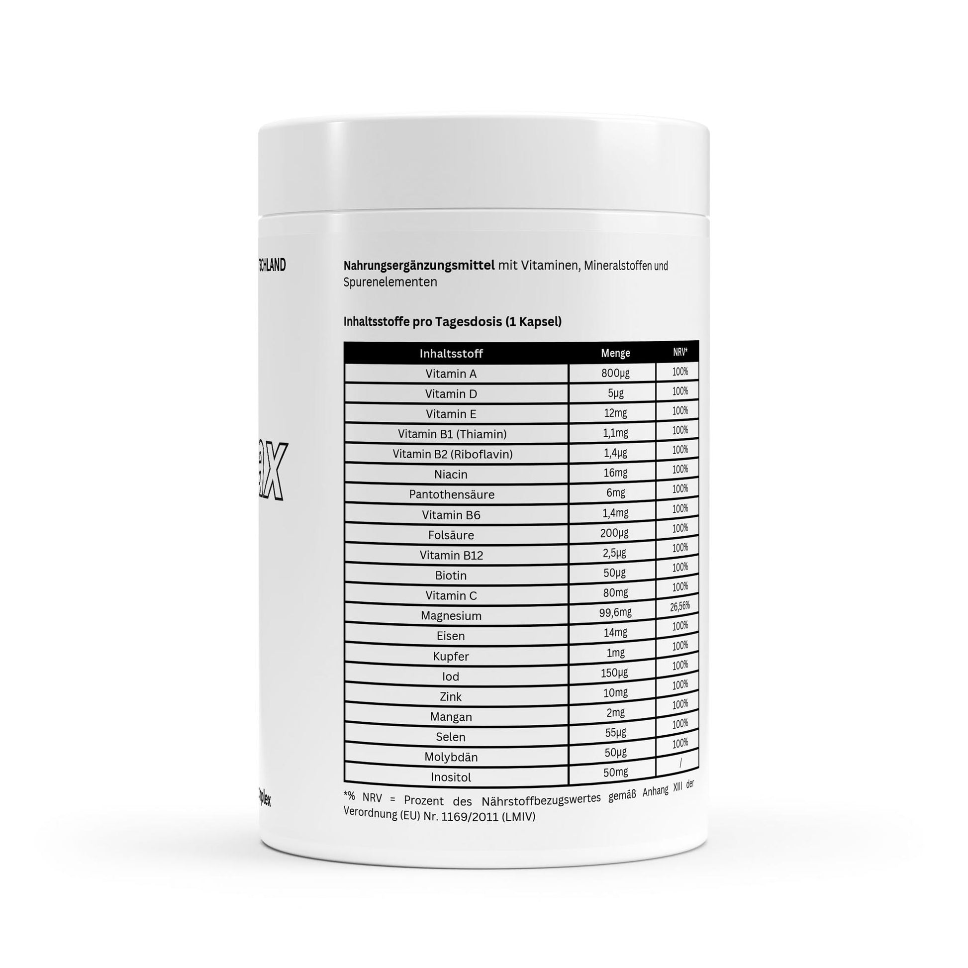 Firelax Multi Vitamin und Mineral Komplex Inhaltsstoffe Nährwerte Supplement 120 Softgels