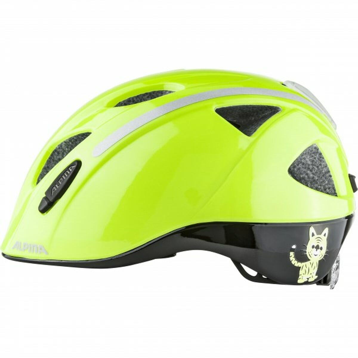 Children's Cycling Helmet Alpina XIMO FLASH Yellow Black 49-54 cm-2