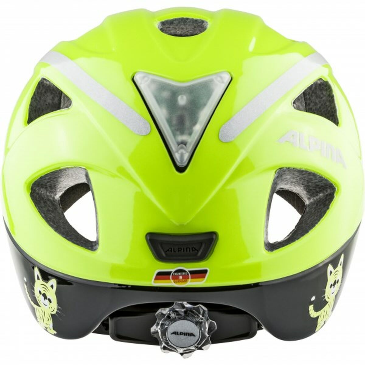 Children's Cycling Helmet Alpina XIMO FLASH Yellow Black 49-54 cm-1