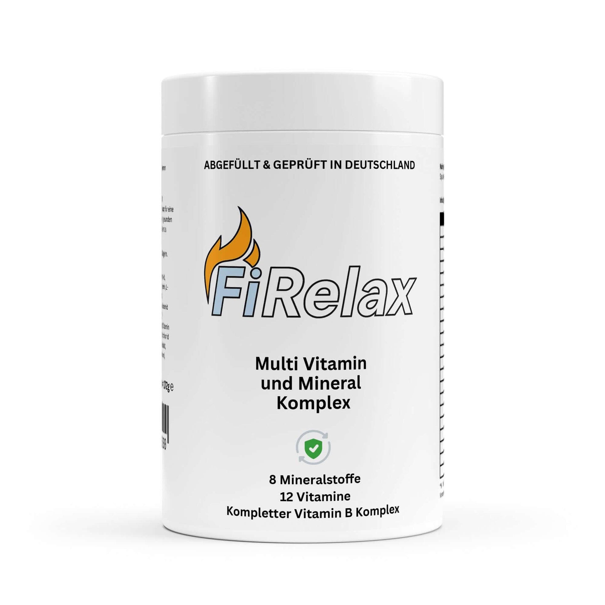Firelax Multi Vitamin und Mineral Komplex 120 Softgels Dose Supplement