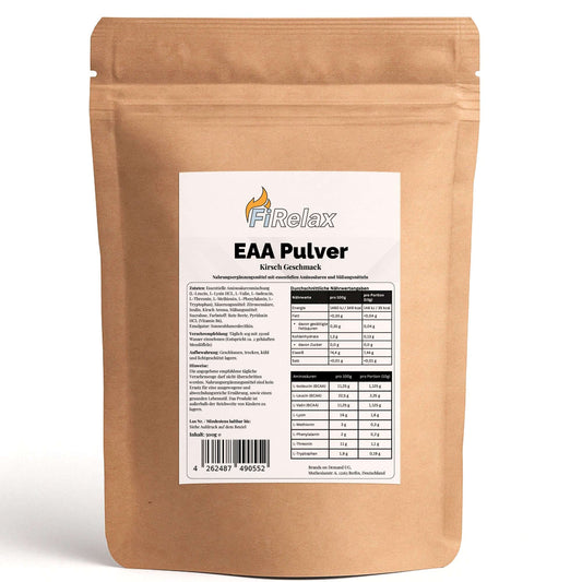 Firelax EAA Essentielle Aminosäuren Kirsche 500g Beutel Supplement