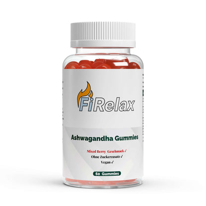 Firelax Ashwagandha Gummies 300mg mit Vitamin B6 60 Stück Dose