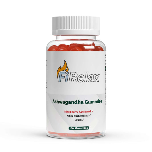 Firelax Ashwagandha Gummies 300mg mit Vitamin B6 60 Stück Dose