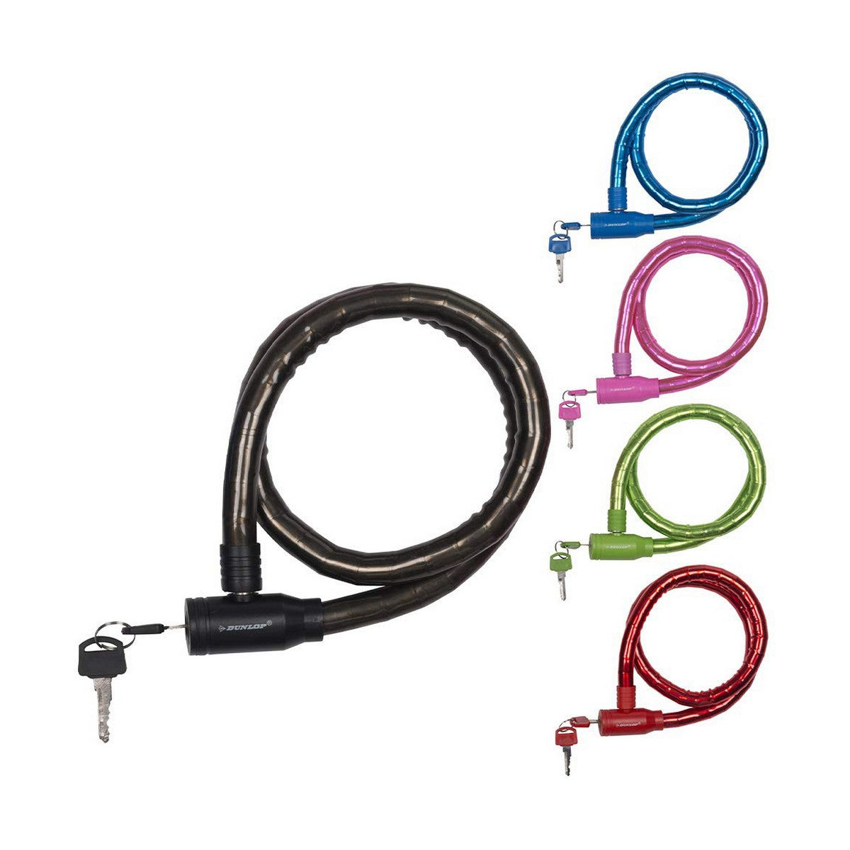 Key padlock Dunlop 65 cm Cable-0