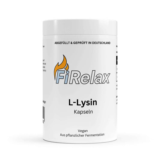 Firelax L Lysin 100 Kapseln Dose Supplement für Muskeln und Immunsystem