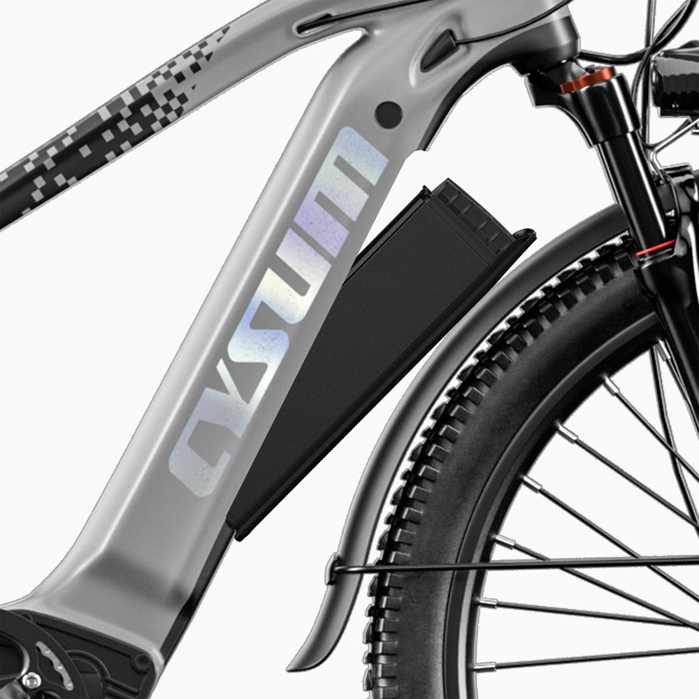 CYSUM Speedy electric mountain bike - 27.5"- Gray color, top speed 25km/h, hydraulic disc brake-1