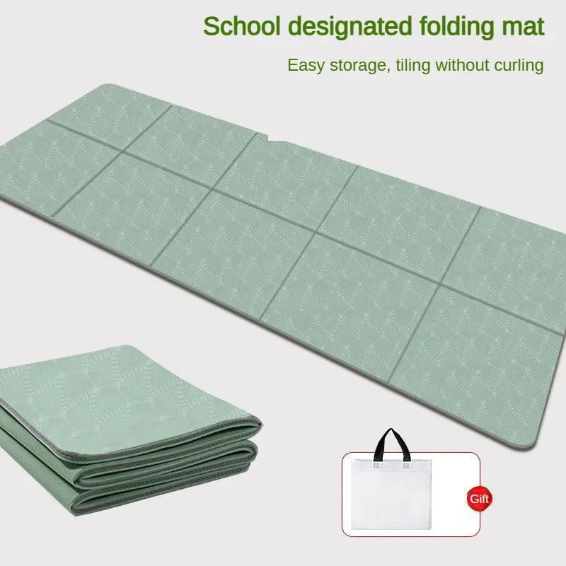 Foldable TPE Non-Slip Yoga Mat for Travel & Fitness-1