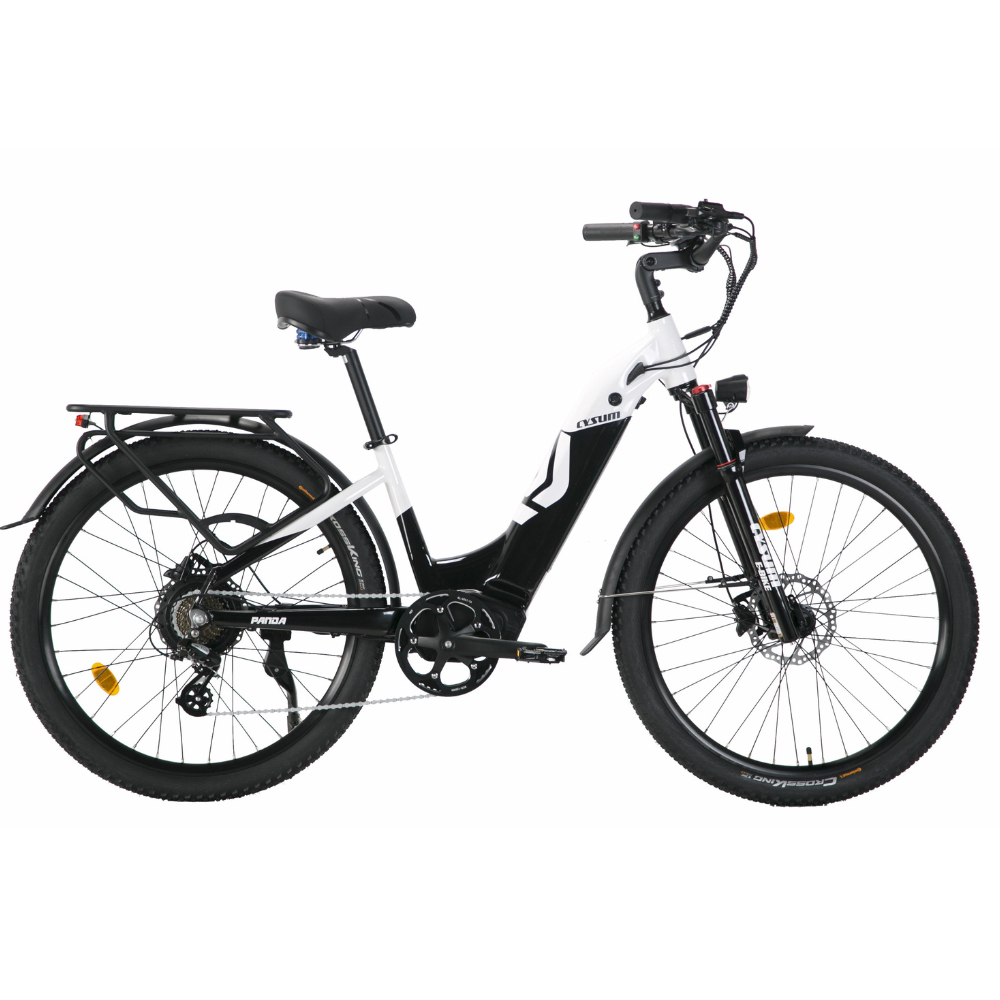 CYSUM Panda Aluminium City E-Bike für Damen – 27,5 Zoll Reifen, 500 Watt, Höchstgeschwindigkeit 25 km/h