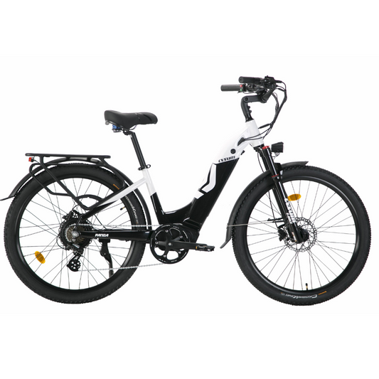 CYSUM Panda Aluminium City E-Bike für Damen – 27,5 Zoll Reifen, 500 Watt, Höchstgeschwindigkeit 25 km/h