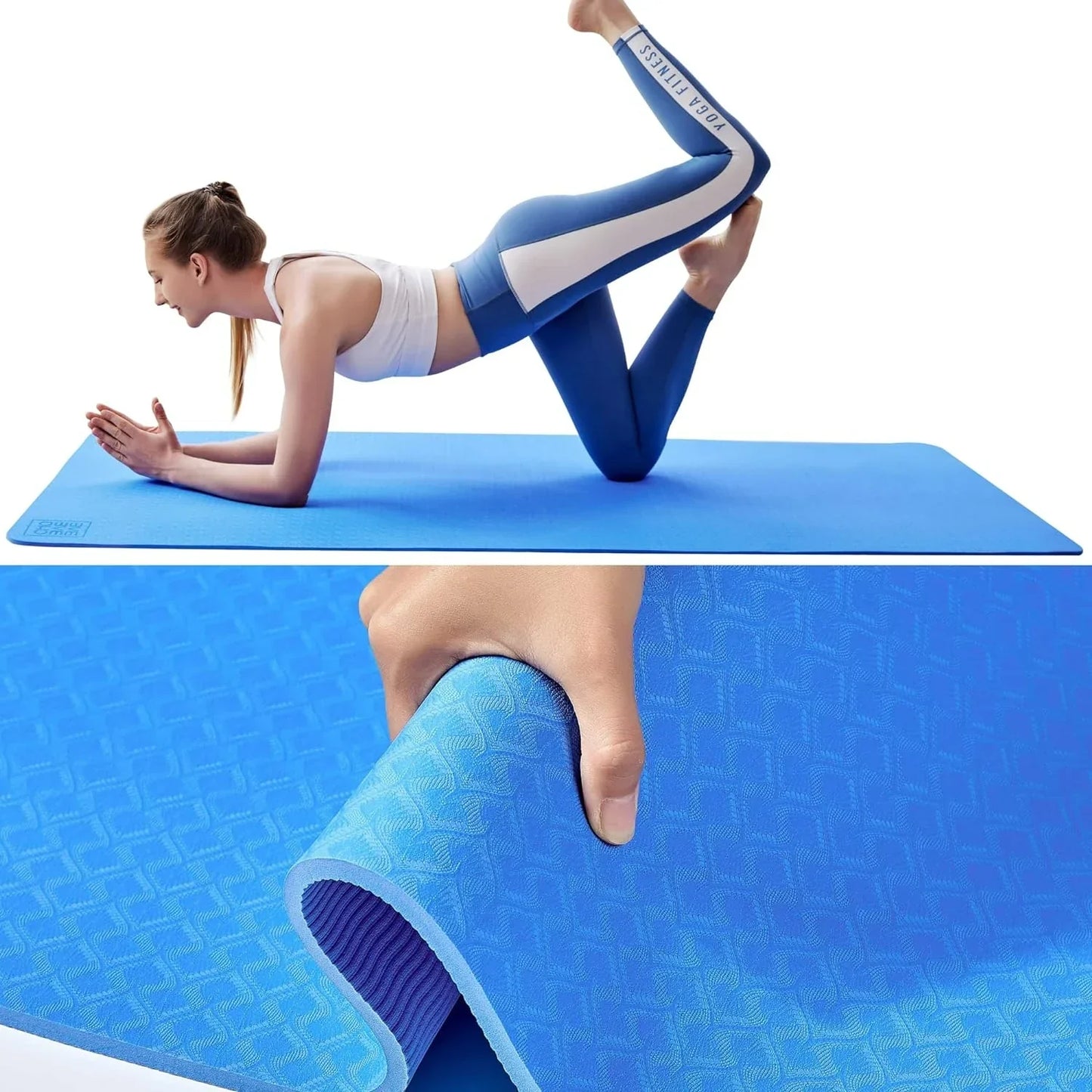 Extra Thick Shock Absorbing Yoga Mat-1