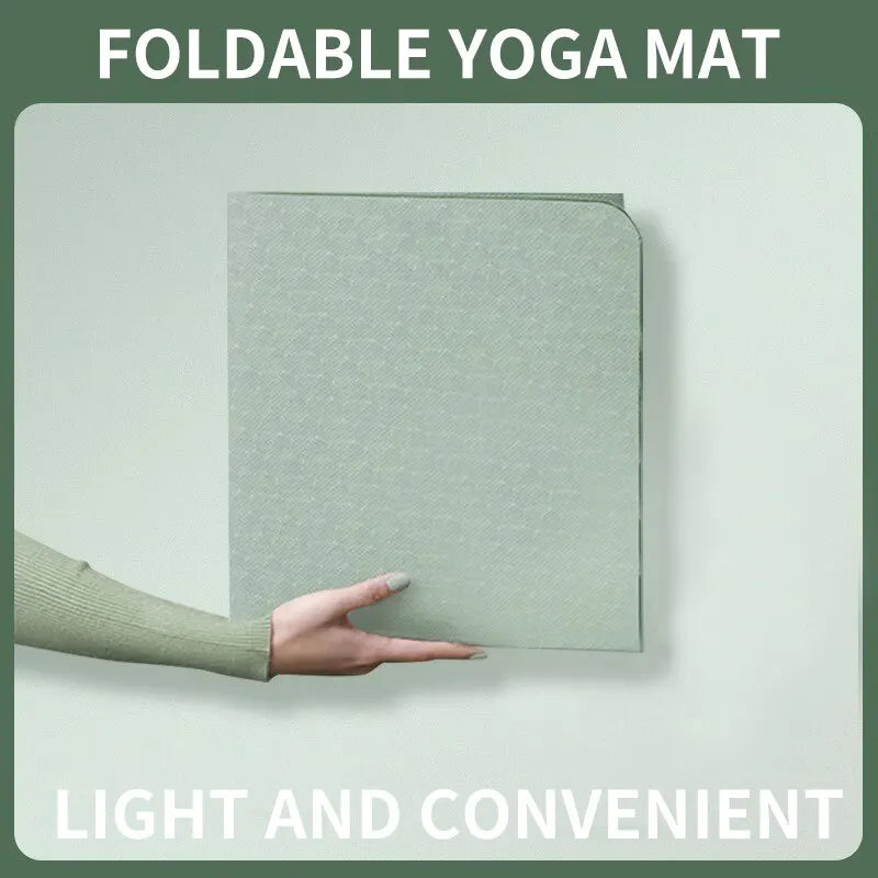 Foldable TPE Yoga Mat Non-Slip Travel Fitness Mat-2