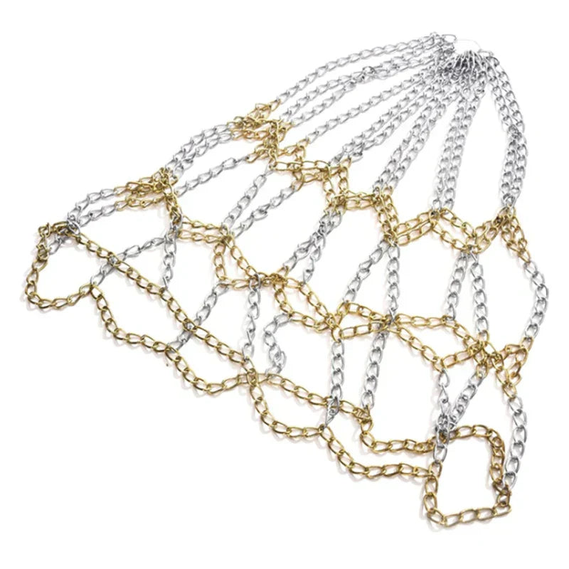 Durable Galvanized Steel Chain Basketball Net for Outdoor Classic Sport-3
