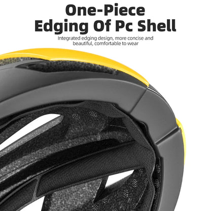 Ultralight Breakwind Cycling Air Ventilated Helmet Yellow-3