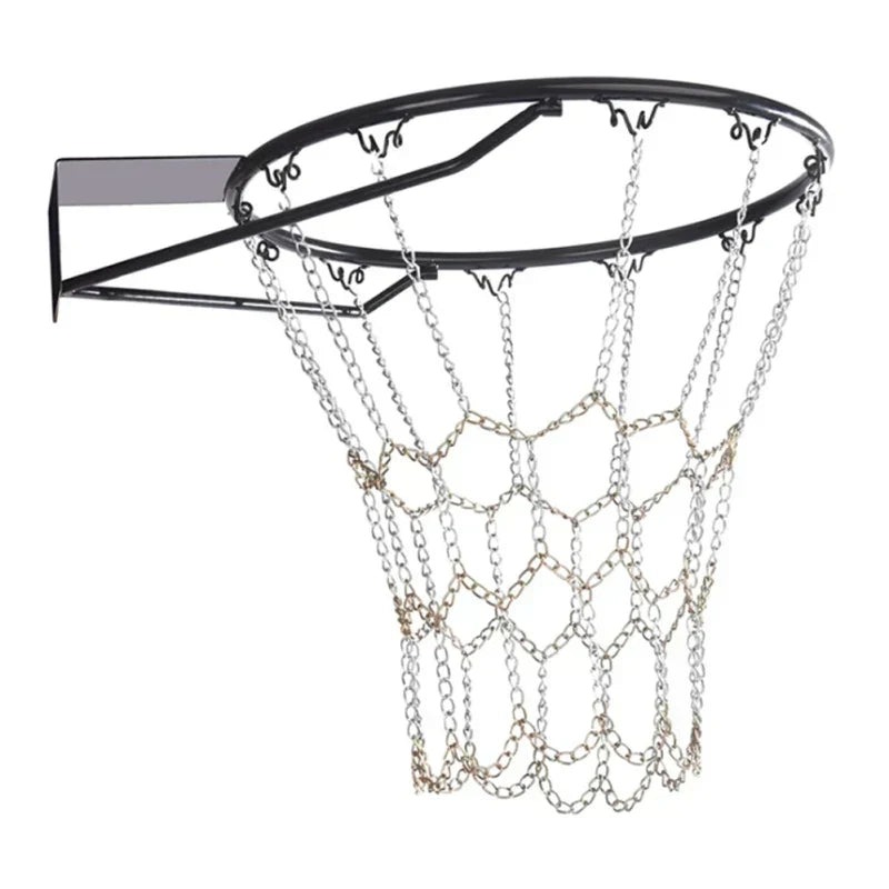 Durable Galvanized Steel Chain Basketball Net for Outdoor Classic Sport-2