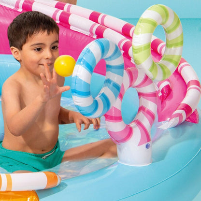 Inflatable Paddling Pool for Children Intex Sweets 165 L 170 x 122 x 168 cm (2 Units)-4