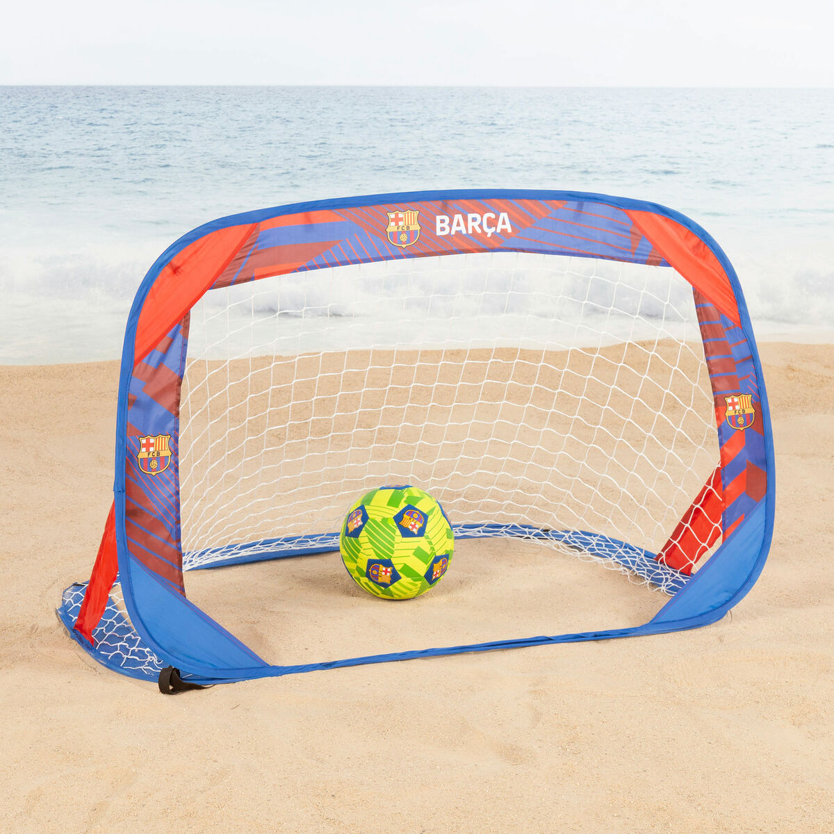 Set of 2 football goals F.C. Barcelona 120 x 80 x 80 cm (2 Units)-1