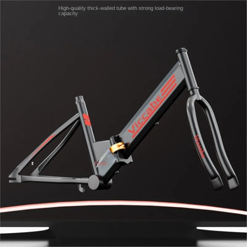 Teens' Aluminum Folding Bike with Variable Speed-2