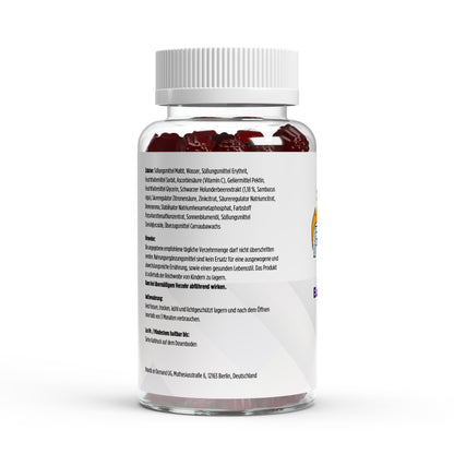 Firelax Elderberry Gummies Inhaltsstoffe Nährwerte Vitamin C Zink Supplement