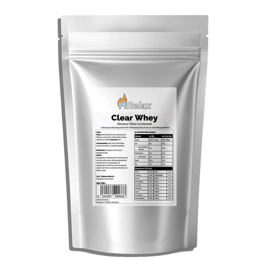 Firelax Clear Whey Protein Eistee Zitrone 500g Beutel Eiweißpulver