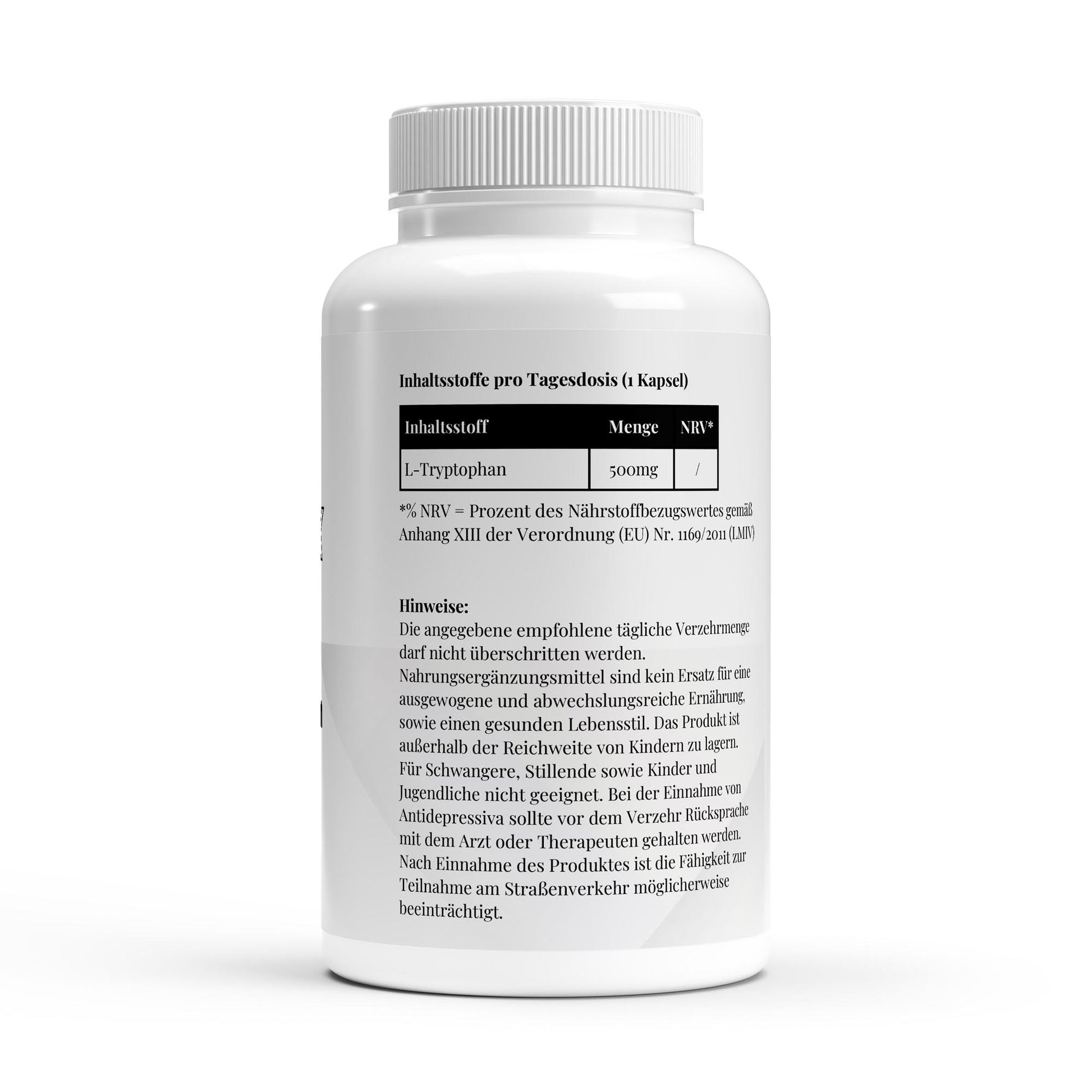 Firelax L Tryptophan Inhaltsstoffe Nährwerte Supplement 90 Kapseln
