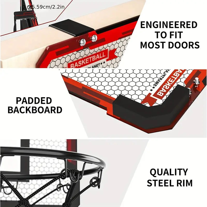 Glow Hoops: Interactive LED Basketball Hoop Set for Kids-3
