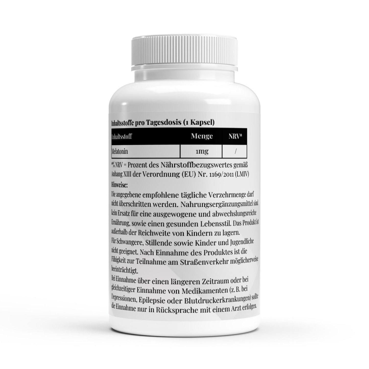 Firelax Melatonin Inhaltsstoffe Nährwerte Supplement 75 Kapseln