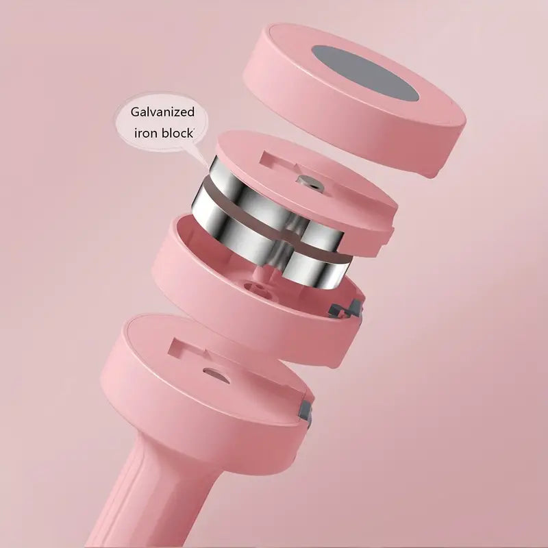 Adjustable Weighted Dumbbells Set (2-5kg/4.41-11.02lbs) - Pink-3