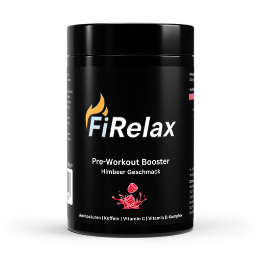 Firelax Pre Workout Booster Himbeere Geschmack 520g Dose Trainingsbooster