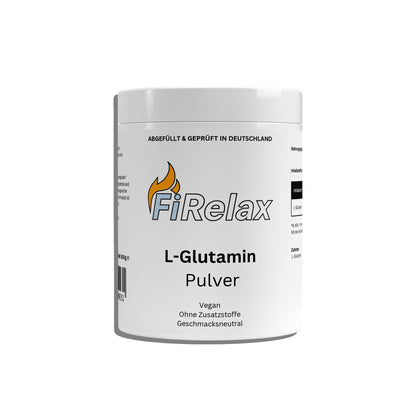 L Glutamin Pulver 500g Beutel Supplement für Muskeln und Regeneration von Firelax