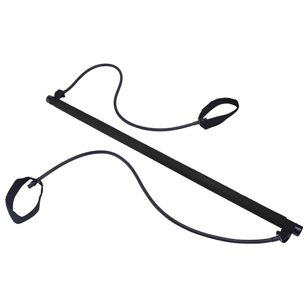 Fitness bar with rubber band-2