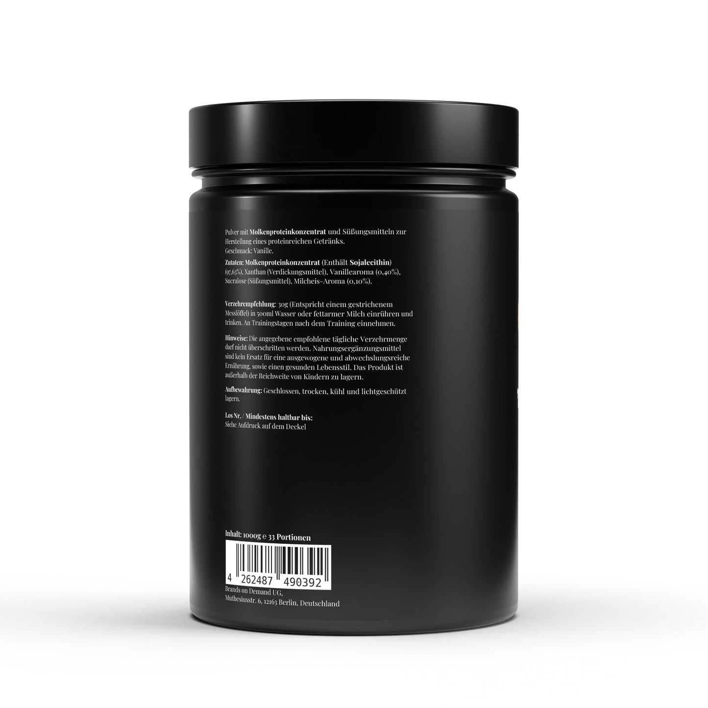 FiRelax Premium Whey Protein Vanille - 1.000g
