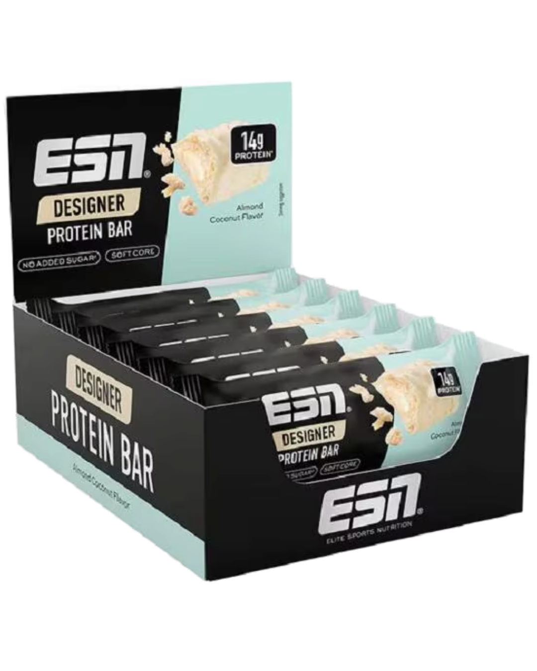 ESN Designer Bar Box 12x45g Almond Coconut