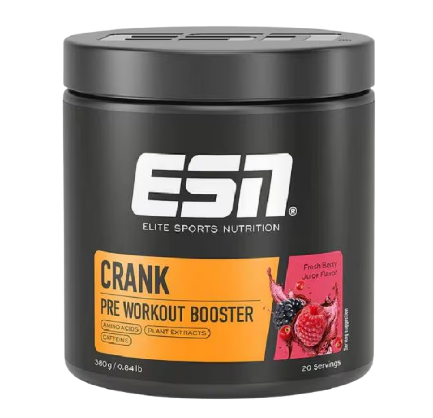 ESN Crank Booster 380g Fresh Berry Juice